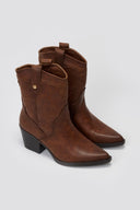 Cowboy Ankle Boots XTI 144718 - Tan Matte - thefashionproject.gr - Xti Footwear
