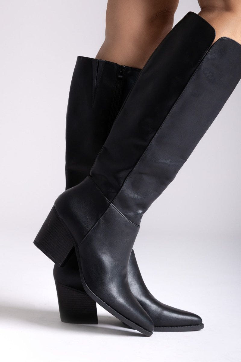 Cowboy Boots ERYNN - Black Matte - thefashionproject.gr - ERYNN
