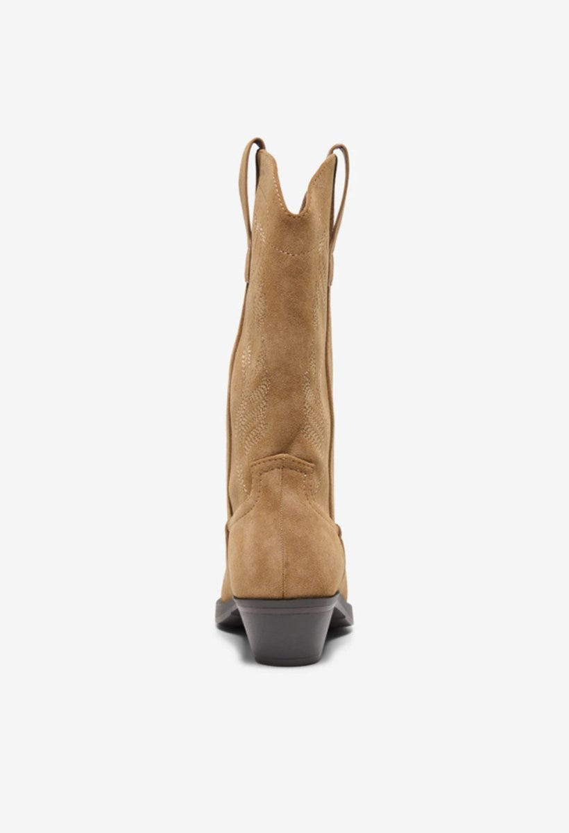Cowboy Boots Only 15369176 - Tan Suede - thefashionproject.gr - ONLY