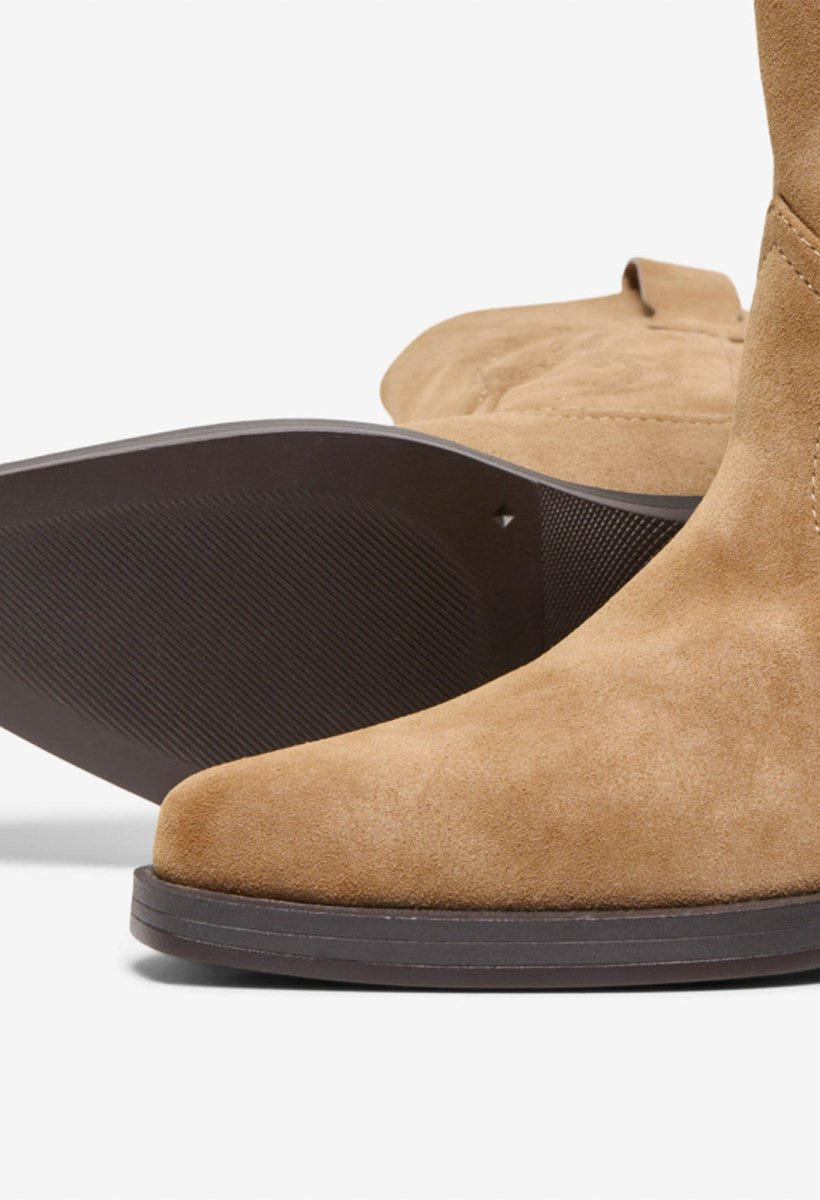 Cowboy Boots Only 15369176 - Tan Suede - thefashionproject.gr - ONLY