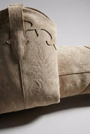 Ideal shoes - Cowboy Boots - Taupe Suede