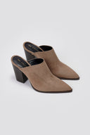 Cowboy Clogs TFP - Taupe Suede - thefashionproject.gr - TFP