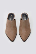 Cowboy Clogs TFP - Taupe Suede - thefashionproject.gr - TFP