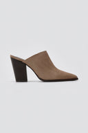 Cowboy Clogs TFP - Taupe Suede - thefashionproject.gr - TFP