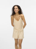 Crochet μπλούζα Vero Moda 10325031 - Μπεζ - thefashionproject.gr - VERO MODA