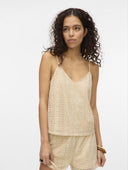 Crochet μπλούζα Vero Moda 10325031 - Μπεζ - thefashionproject.gr - VERO MODA