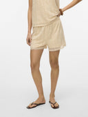 Crochet σορτς Vero moda 10325025 - Μπεζ - thefashionproject.gr - VERO MODA