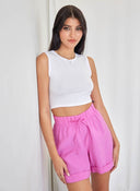 Crop top με ανοιχτή πλάτη Noobass 02 - 57 - Λευκό - thefashionproject.gr - Noobass