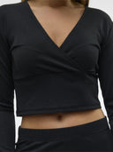 Crop top με glitter στην ύφανση Vero Moda 10316740
