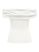 Crop top strapless ONLY 15338616 - Λευκό - thefashionproject.gr - ONLY