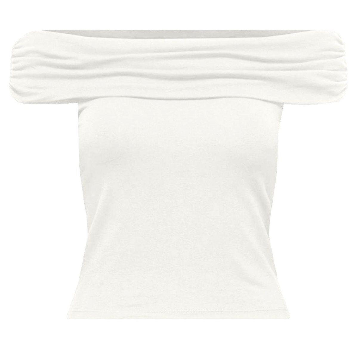 Crop top strapless ONLY 15338616 - Λευκό - thefashionproject.gr - ONLY