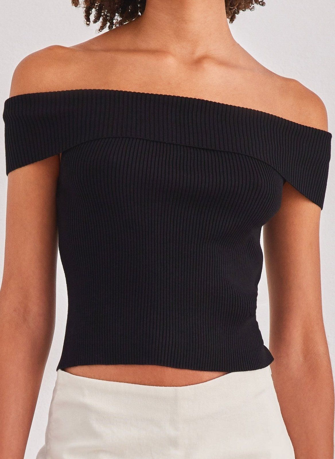 Crop top strapless Vero Moda 10309488 - Μαύρο - thefashionproject.gr - VERO MODA
