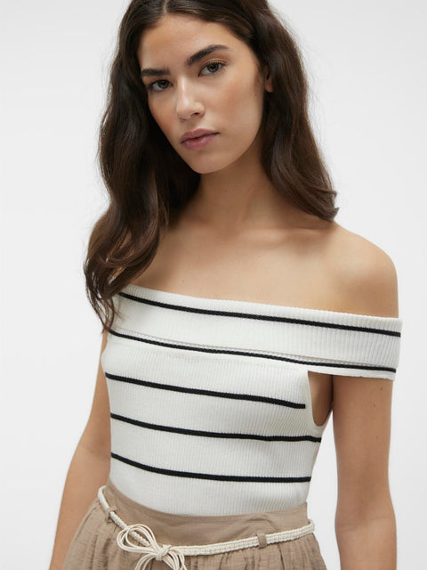 Strapless Crop Top - Ivory