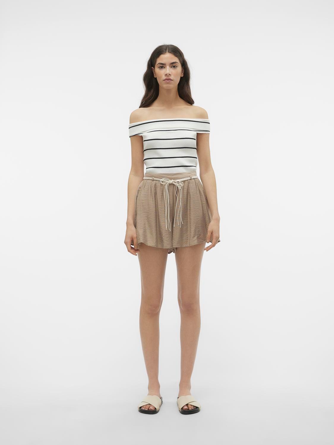 Crop top strapless Vero Moda 10309488 - Ζαχαρί - thefashionproject.gr - VERO MODA