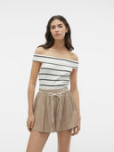 Crop top strapless Vero Moda 10309488 - Ζαχαρί - thefashionproject.gr - VERO MODA
