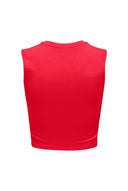 ONLY - Cropped Tank Top - Red