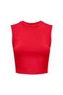 ONLY - Cropped Tank Top - Red