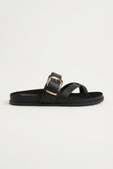 CORINA - Crossover Sandals - Black Matte