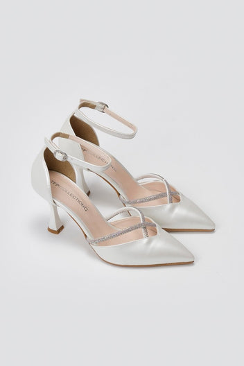 Crystal Pumps TFP - Pearl Metallic - thefashionproject.gr - TFP