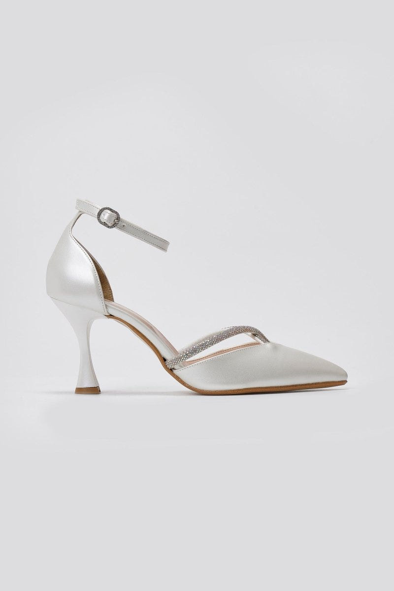 Crystal Pumps TFP - Pearl Metallic - thefashionproject.gr - TFP