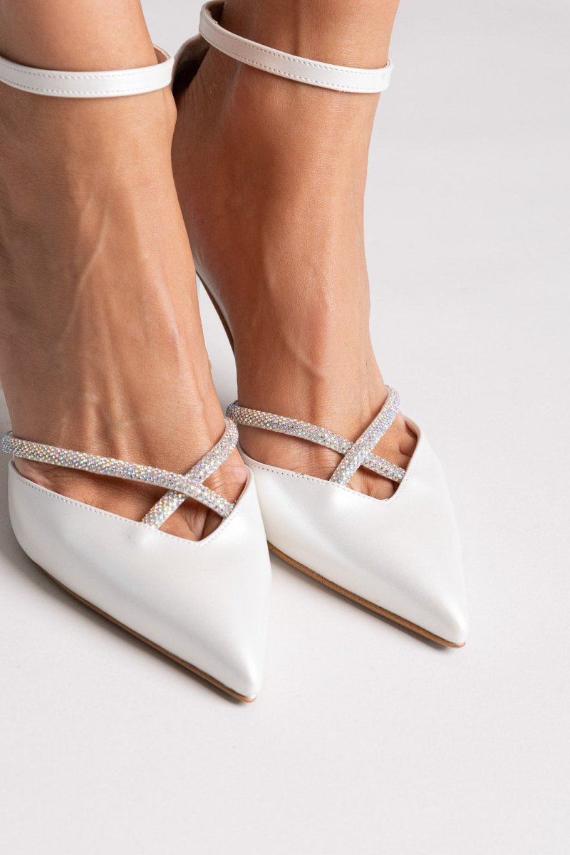 Crystal Pumps TFP - Pearl Metallic - thefashionproject.gr - TFP