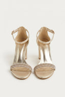 TFP - Crystal Toe Strap Sandals - Light Gold