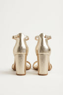 TFP - Crystal Toe Strap Sandals - Light Gold