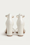 TFP - Crystal Toe Strap Sandals - White Pearl