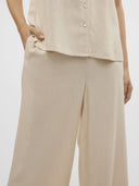 Culotte ψηλόμεση με λάστιχο Vero moda 10321626 - Μπεζ - thefashionproject.gr - VERO MODA