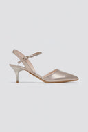 Cutout Crystal Pumps TFP - Champagne Metallic - thefashionproject.gr - TFP