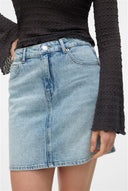 VERO MODA - Denim Mini Skirt High Waist - Blue Denim