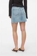 VERO MODA - Denim Mini Skirt High Waist - Blue Denim