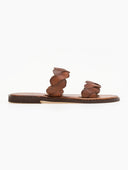 Σανδάλια δερμάτινα με πλεγμένες φάσες  Iris Sandals