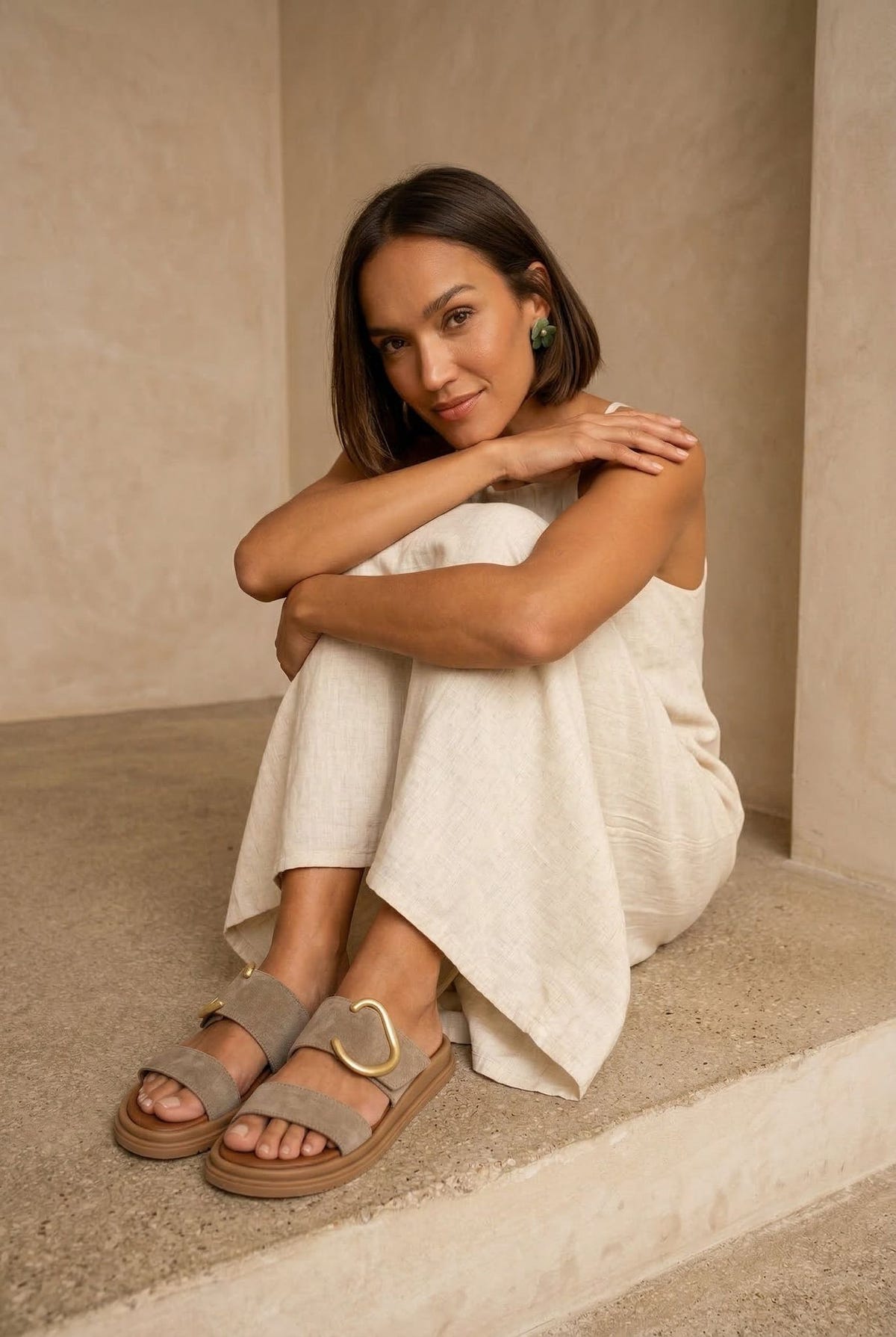 Suede Sandals - Taupe-Best Sellers, Leather Sandals, Sandals, Shoes, Estil, Women’s Collection, All, Best Seller Shoes, Summer Shoes Sale, Summer Sandals Sale, Sales, All but outlet, Last Pieces Shoes, Editor’s Choice, Shoes Sales, Trending Now, Recommended products (Seguno), Gifts 50€ & Under, The Fashion Edit, Last Pieces, Leather Shoes, SS 2026 Collection, TFP/Estil, Sandals New & Selected, Sandals SALE, TEST — Best Sellers (Mini-PDP copy, not published)