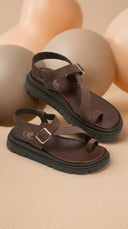 Nubuck Leather Flatform Sandals - Brown-Best Sellers, Flatform Sandals, Leather Sandals, Sandals, Shoes, TFP Collection, Women’s Collection, Coffee Trend, All, Best Seller Shoes, Summer Shoes Sale, Summer Sandals Sale, Sales, All but outlet, Editor’s Choice, Shoes Sales, Gifts 50€ & Under, The Fashion Edit, Leather Shoes, SS 2026 Collection, TFP/Estil, Sandals New & Selected, Sandals SALE, TEST — Best Sellers (Mini-PDP copy, not published)