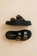 Platform Sandals - Black-Flatform Sandals, Comfort Sandals, Leather Sandals, Sandals, Shoes, Ragazza, Women’s Collection, All, Summer Shoes Sale, Summer Sandals Sale, Sales, All but outlet, Editor’s Choice, Shoes Sales, Recommended products (Seguno), Gifts 70€ & Under, Leather Shoes, SS 2026 Collection, Sandals New & Selected, Spring/Summer Collection, Ragazza New & Selected, Sandals SALE, Flatform SALE