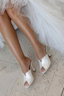 Mules με άνοιγμα Tfp - Λευκό Πέρλα