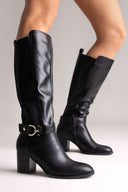 ERRYN Boots Block Heel - Black Matte - thefashionproject.gr - ERYNN