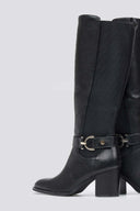 ERRYN Boots Block Heel - Black Matte - thefashionproject.gr - ERYNN