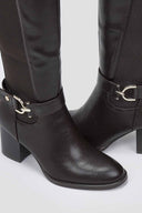 ERRYN Boots Block Heel - Dark Brown Matte - thefashionproject.gr - ERYNN