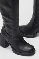ERYNN Block Heel Boots - Black Matte - thefashionproject.gr - ERYNN