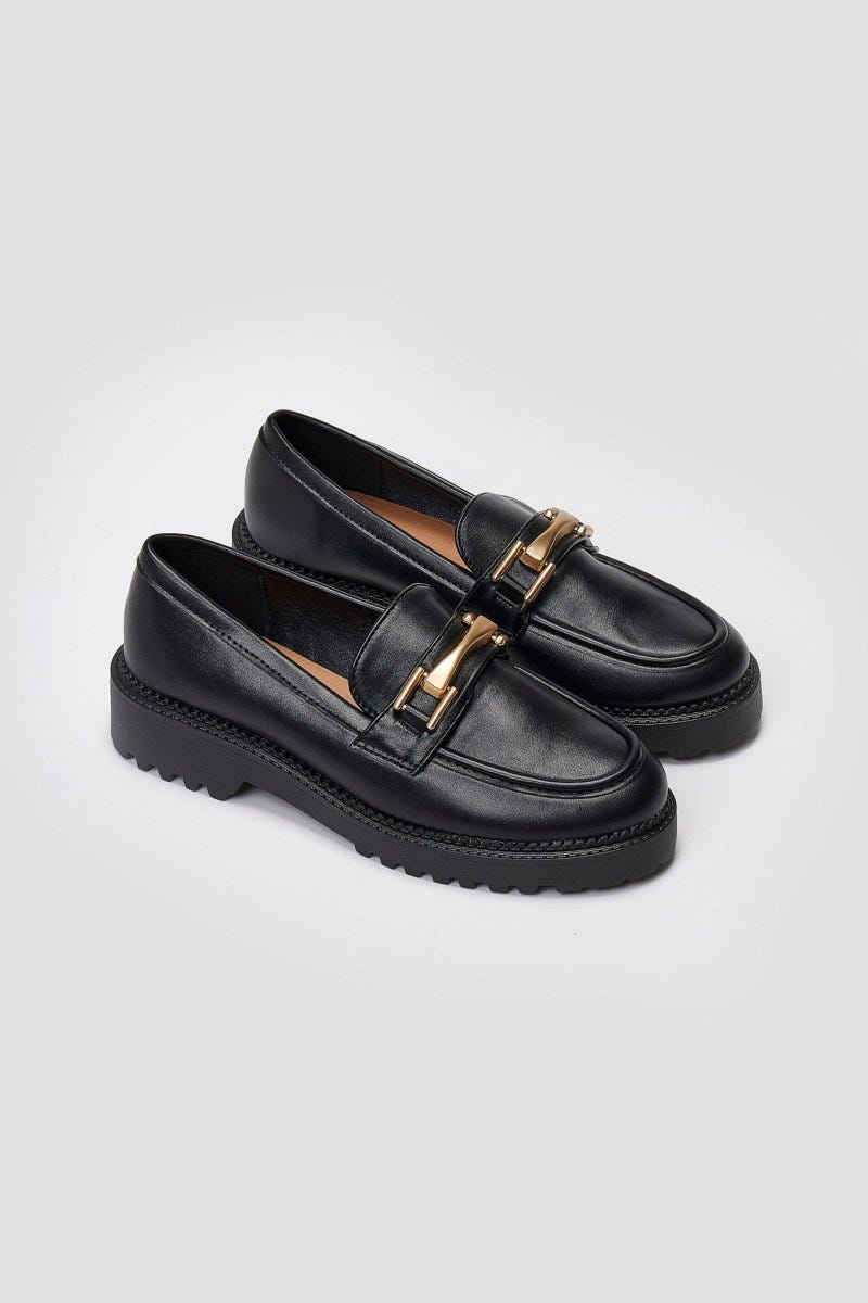 ERYNN Chunky Loafers - Black Matte - thefashionproject.gr - ERYNN