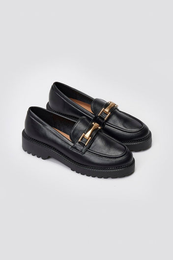 ERYNN Chunky Loafers - Black Matte - thefashionproject.gr - ERYNN