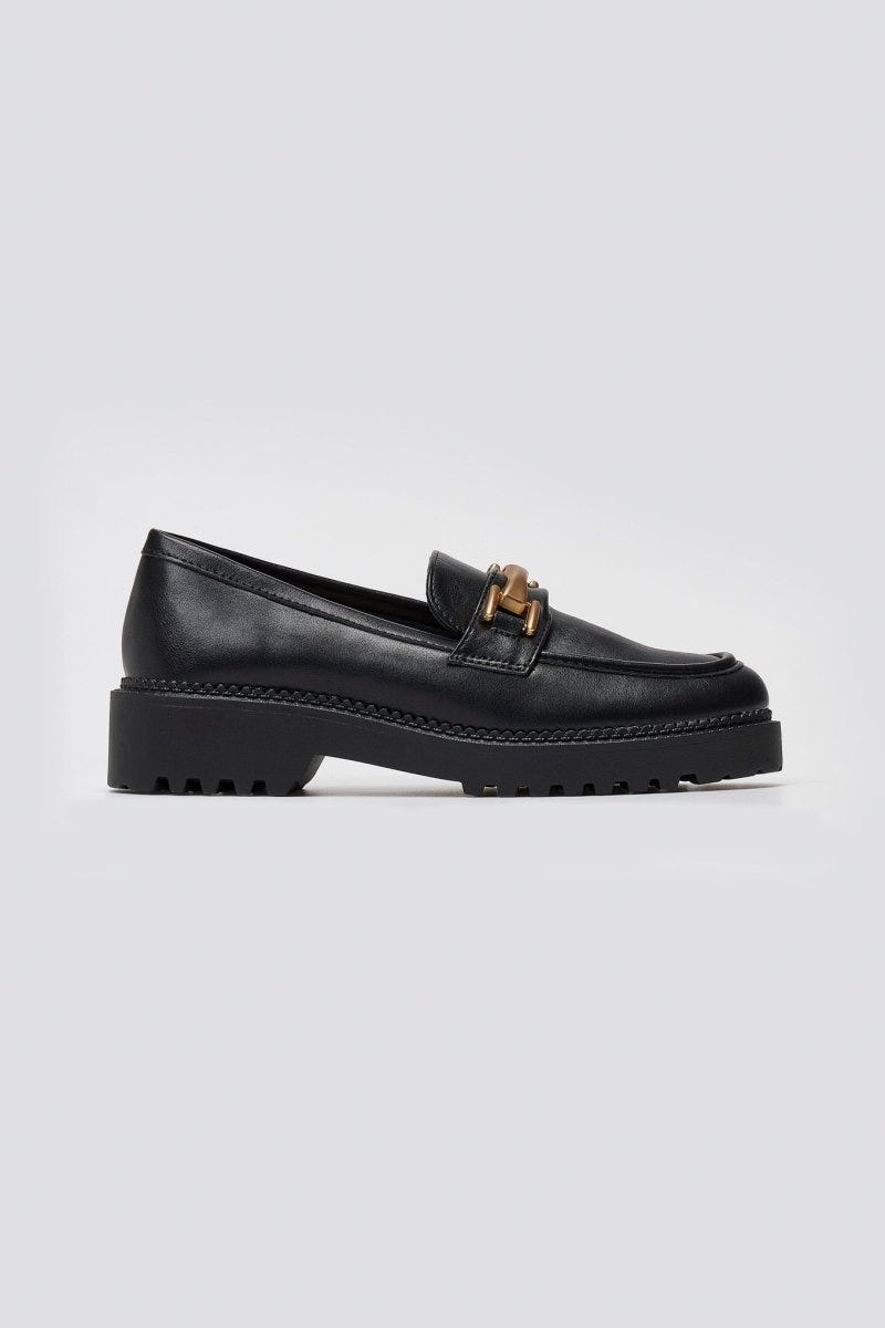 ERYNN Chunky Loafers - Black Matte - thefashionproject.gr - ERYNN