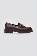 ERYNN Chunky Loafers - Bordeaux Matte - thefashionproject.gr - ERYNN