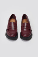 ERYNN Chunky Loafers - Bordeaux Matte - thefashionproject.gr - ERYNN