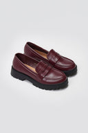 ERYNN Chunky Loafers - Bordeaux Matte - thefashionproject.gr - ERYNN