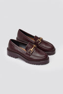 ERYNN Chunky Loafers - Bordeaux Matte - thefashionproject.gr - ERYNN