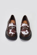 ERYNN chunky Loafers - Brown Cow Pony - thefashionproject.gr - ERYNN