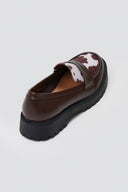 ERYNN chunky Loafers - Brown Cow Pony - thefashionproject.gr - ERYNN